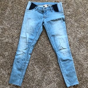 Maternity inset jeans